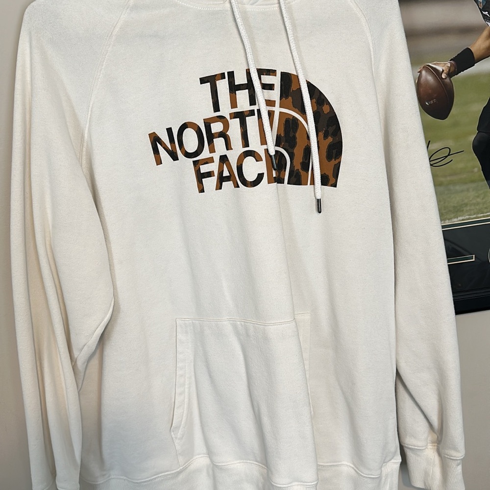 The North Face White Logo Sweatshirt